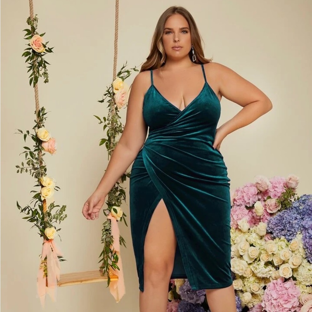 Velvet Wrap Dress